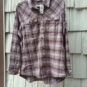 LL Bean woman's M reg. vintage lavender/Black